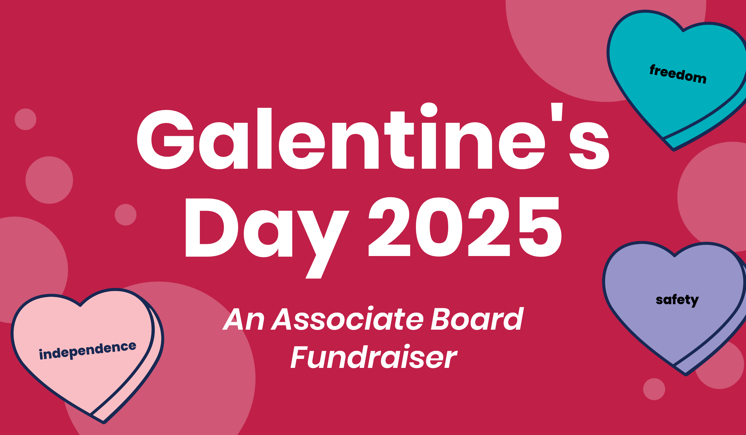 Galentine's 2025 Banner – Mobile