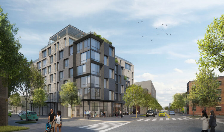 Rendering of The Rise in Brooklyn